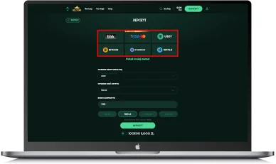 Płatności w kasynie AllStar Metody płatności w kasynie