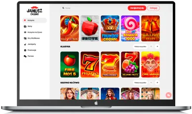 Gry kasynowe w Janusz Casino