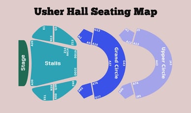 usher hall seating plan