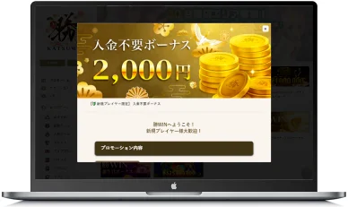 勝winカジノの入金不要ボーナス