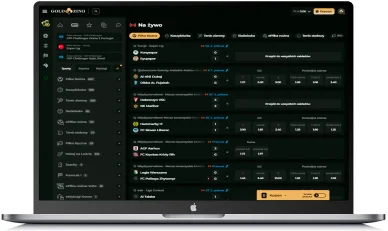Zakłady online w kasynie Goldzino