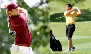 Jon Rahm entrenamiento y técnica Jon Rahm golpeando la pelota en un torneo de golf