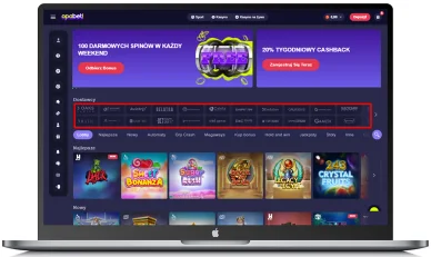 Dostawcy gry w kasynie