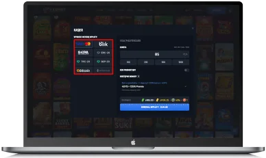 Metody płatności w Aerobet kasyno Metody płatności w kasynie