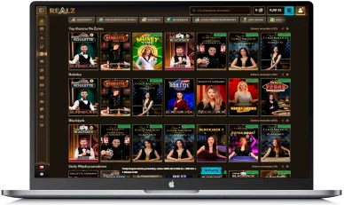 Realz — kasyno na żywo