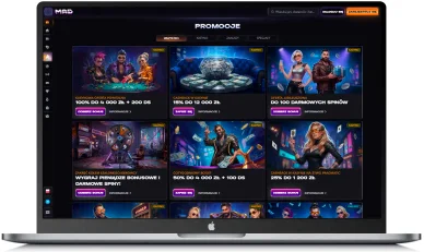 Bonusy i Promocje Bonusy w Madcasino