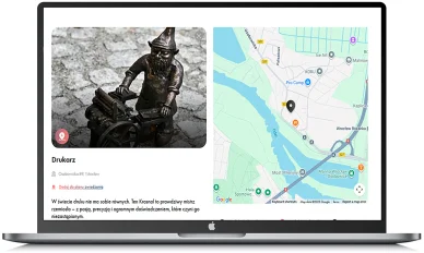 Mapa krasnoludów we Wrocławiu