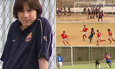 Leo Messi’s top skills in the FC Barcelona youth academy