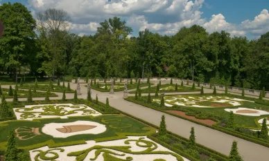 Pałac w Wilanowie — ogród barokowy