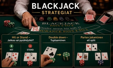 Blackjackin strategia