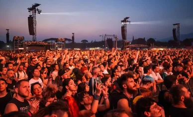 Il pubblico al concerto di Firenze Rocks Biglietti Firenze Rocks 2026