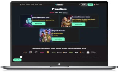 Aperçu des bonus sur Casinozer, incluant le bonus de bienvenue Sport, le bonus de bienvenue Casino sans wager et les tournois comme la February Spin Win Quest.