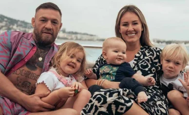McGregor with his family