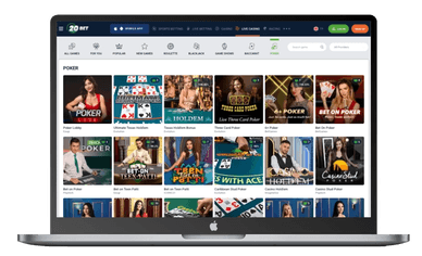 20bet live casino poker