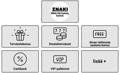 White Hat Gaming kasinot bonukset