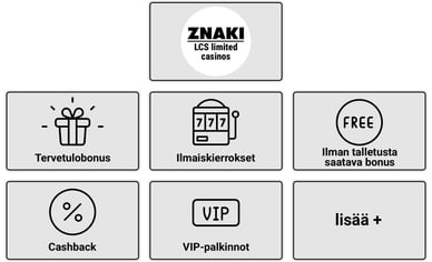 LCS limited casinos bonukset