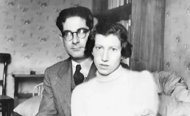 Natalia Ginzburg con il primo marito Leone Ginzburg Natalia Ginzburg marito