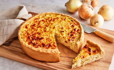 Zwiebelkuchen im Herbst