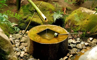 蹲踞(つくばい)龍安寺 蹲踞(つくばい)