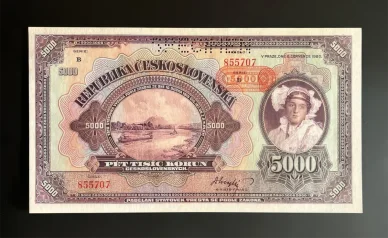 5000 korun z roku 1920 