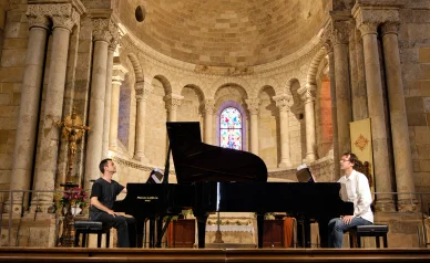 Concert de piano au Festival de Musique de Chambre du Larzac.