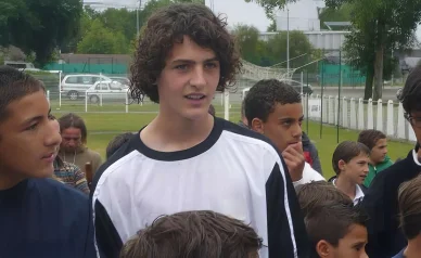 Adrien Rabiot jeune joueur lors de ses débuts. Adrien Rabiot durant sa jeunesse en formation.