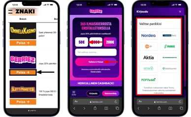 trumo kasinot talletus