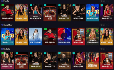 Casino ao vivo com dealers reais Casino ao vivo com dealers reais no Spin Aura