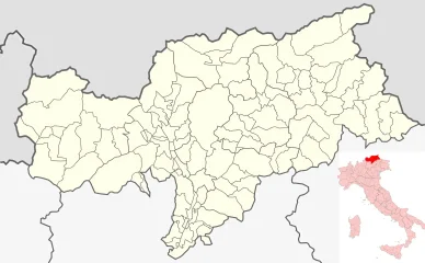 Mappa di Bolzano Bolzano regione