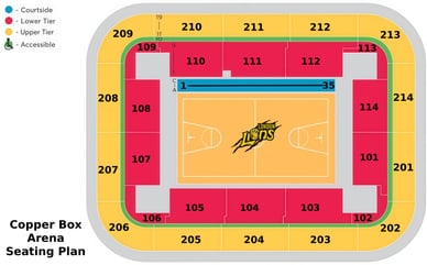 copper box arena seating plan