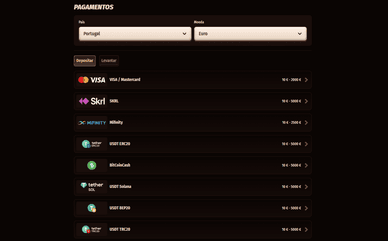 O West Ace casino e os seus métodos de depósito e levantamento