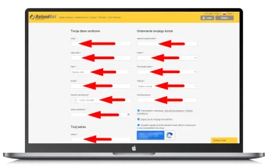 Rejestracja w kasynie