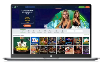 Juegos con crupier en vivo en el casino 20 Bet