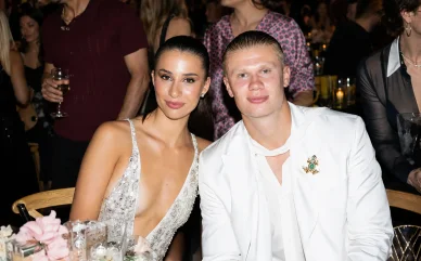 Erling Haaland z modelką Isabel Haugseng Johansen
