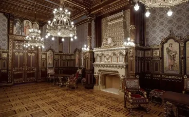 A Budavári Palotában felújított Szent István-terem Budavári Palota Szent István-terem