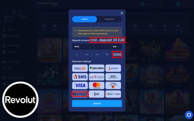 casino die revolut accepteert
