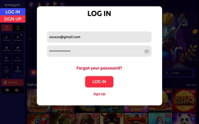 evo spin login