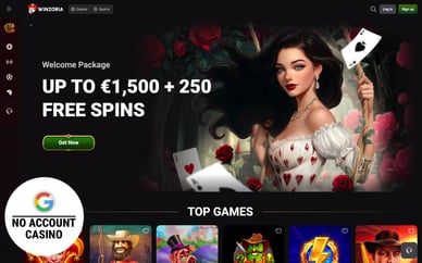 online casino no account