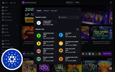 cardano casino coin
