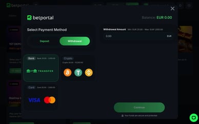 betportal uitbetaling