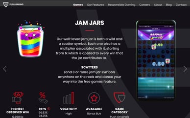 jammin jars push gaming