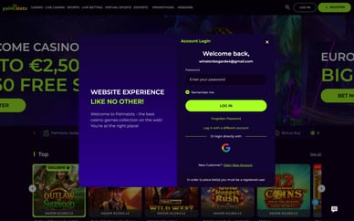 palmslots casino login