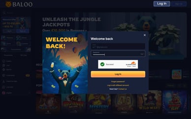 Baloo Bet casino inloggen