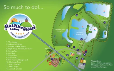 Map of the Rathbeggan Lakes