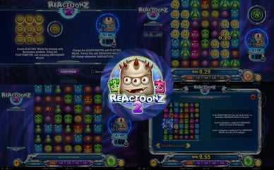 Hoe werkt Reactoonz 2 slot