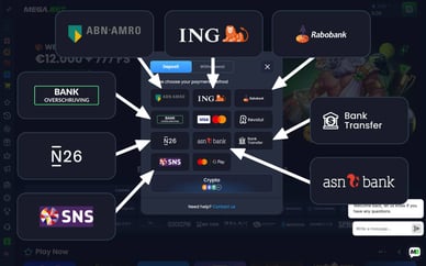 casino met bankoverschrijvingen