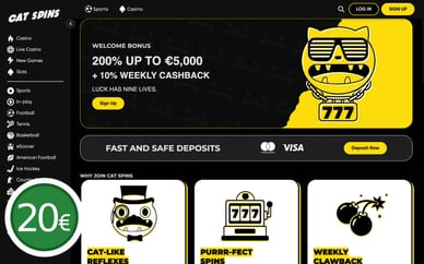 casino minimum deposit €20