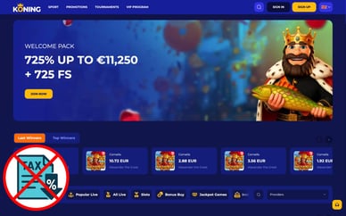 winst casino zonder belasting