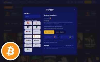 btc casino bonus