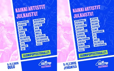 suomipop festivaali aikataulu